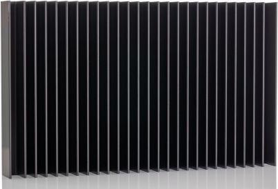 Actual product image Rs Pro Heat sink for universal rectangular aluminium 0.17°C/W, 150mm x 250mm x 30mm, PCB mounta