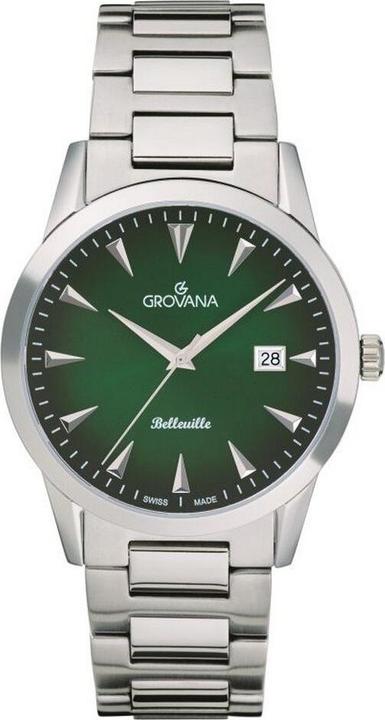 Grovana Belleville Boulevard-Kollektion – Schweizer Montre-Quarz (Swiss Made)