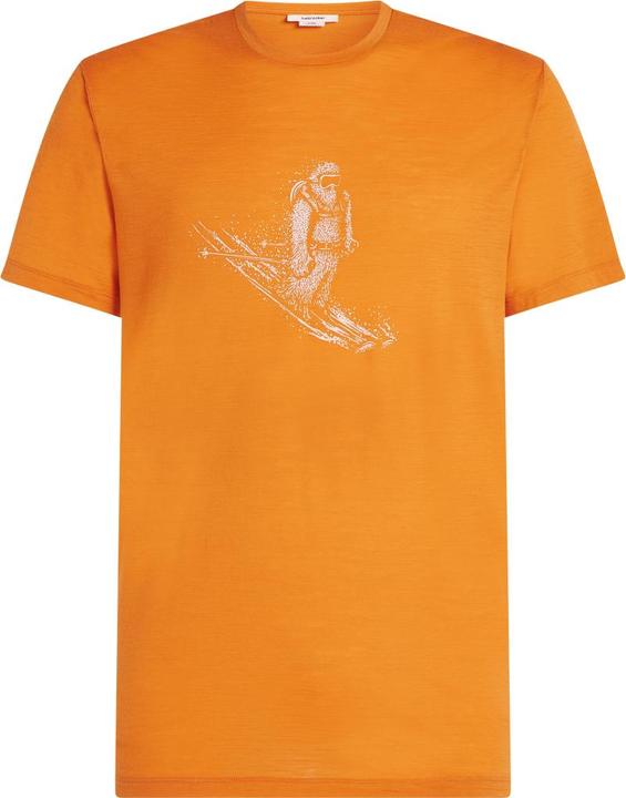 Actual product image Icebreaker Men Merino Mer 150 Tech Lite SS T Skiing Yeti (XL)