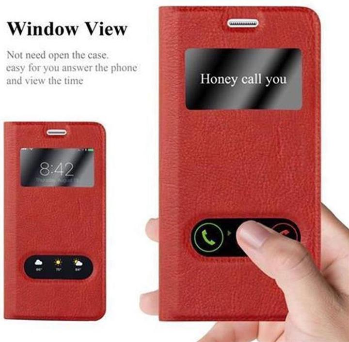 Produktbild Cadorabo Book mit View Doppelfenster Cover (Samsung Galaxy S5, Samsung Galaxy S5 Neo)