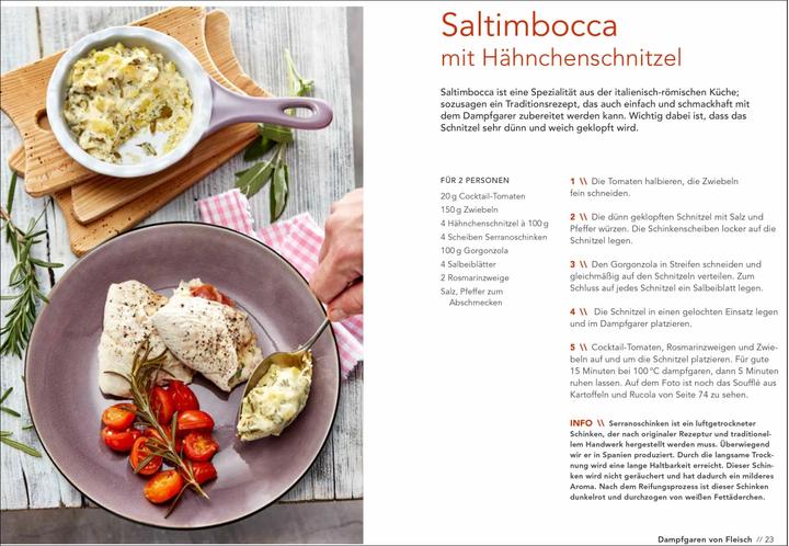 Produktbild Meine besten Rezepte für den Dampfgarer (Deutsch, Julia Holzer, 2019)