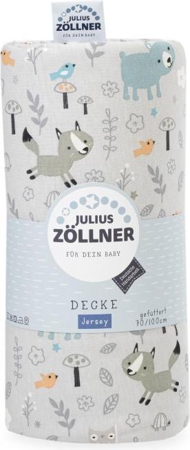 Actual product image Julius Zöllner Blanket jersey lined 70/100, Smart Friends (70 x 100 cm)