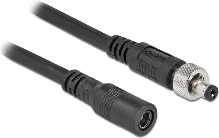 Produktbild Delock DC Verlängerungskabel 5,5 x 2,1 mm Stecker zu Buchse verschraubbar (0.50 m)