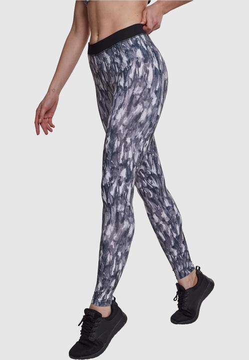 Urban Classics Ladies Active Graphic Leggings (XS)