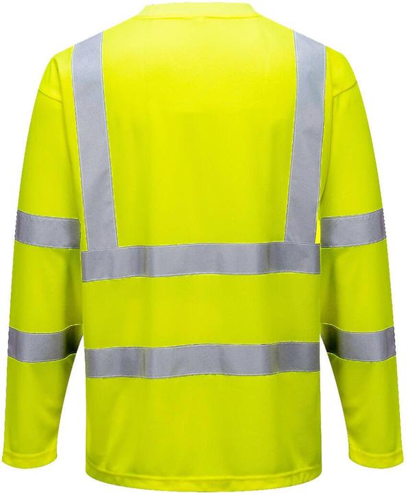 Actual product image Portwest Mens Hi-Vis Long-Sleeved T-Shirt (3XL)