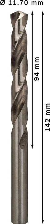 Image du produit Bosch Professional Zubehör Foret hélicoïdal PRO Metal HSS-G, 11,7 x 94 x 142 mm (11,7 mm)