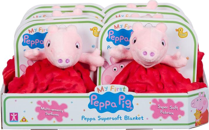 Productafbeelding Magni Mijn eerste Peppa varken beeldje met knuffeldoekje