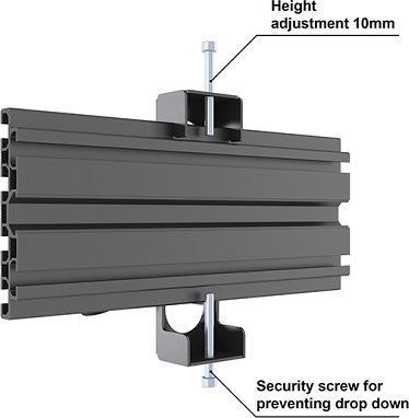 Produktbild Multibrackets Wandhalter fix, 17"-42", VESA 75x75-100x100 (Wand, 42", 30 kg)