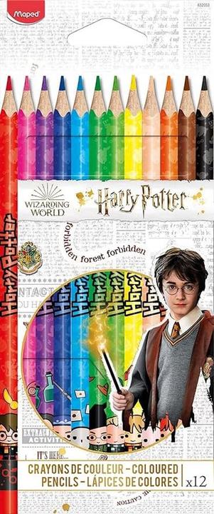 Maped HARRY POTTER triangular coloured pencils, box of 12 (Multicoloured, 12 x)