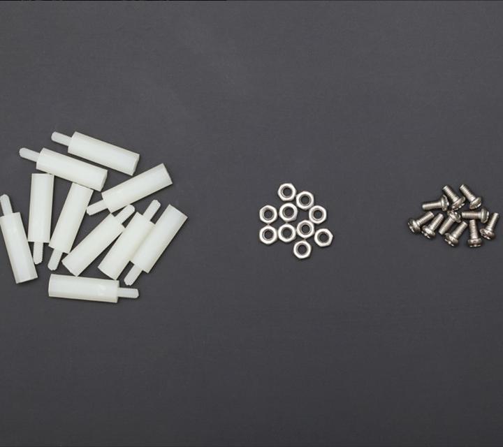 Produktbild DFRobot M3x20mm Nylon Distanzbolzen Abstandhalter Set 10 Stück