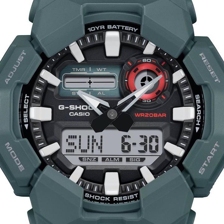 Actual product image G-Shock GA-010-2AER (Digital watch, Chronograph, 51.90 mm)