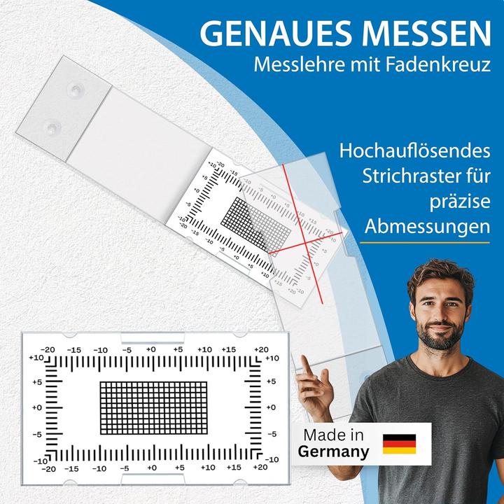 Produktbild Sachverständigen-Zubehör Rissmonitor Messlehre-Set
