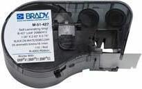 Produktbild Brady M-51-427, selbstlaminierendes Vinyl, Weiss/Transparent, 25,4 x 19,05(63,5) mm, permanent, für Kabel