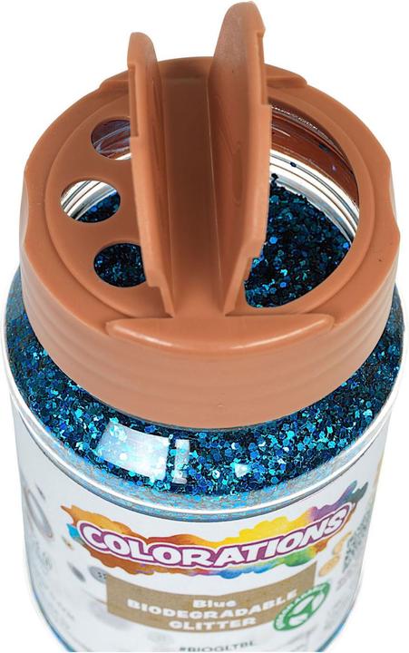 Actual product image Colorations Colourations - Biodegradable glitter - Blue, 113 g
