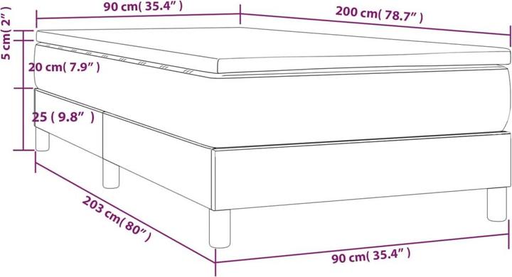 Immagine prodotto VidaXL Nunziatina (90 x 200 cm, 90 x 200 cm)