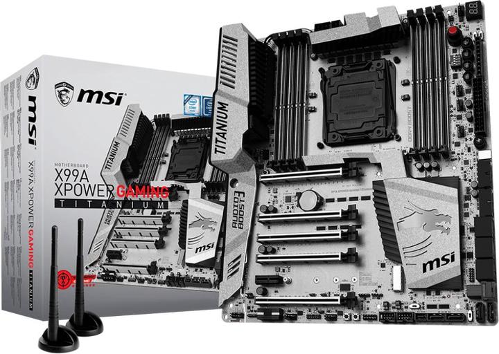 Actual product image MSI X99A Xpower Gaming Titanium (LGA 2011-v3, Intel X99, E-ATX)