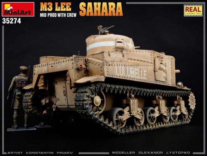 Immagine prodotto Mini art M3 Lee Mid Prod. Sahara con equipaggio