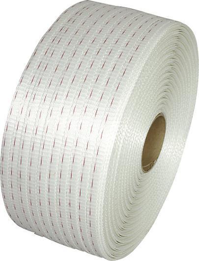 Actual product image kaiserkraft Reinforced PET strapping, woven, for strap dispensers, core Ø 76 mm, strap width (1 Piece)