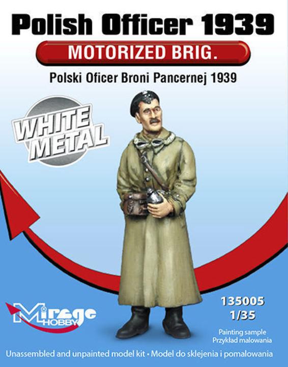 Produktbild Mirage Hobby Polish Officer1939 Motorised Brig.WhiteM White Metal