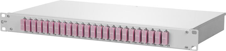 Metz Connect 150250BB24-E. Stecker: SC. Produktfarbe: Silber, Material: Aluminium, Rack-Kapazität: 1