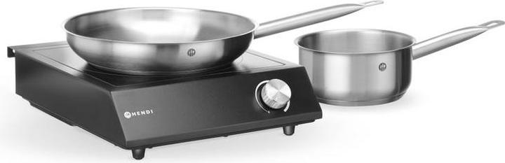 Immagine prodotto Hendi Set: Piano cottura a induzione 3500W + cassa con maniglia