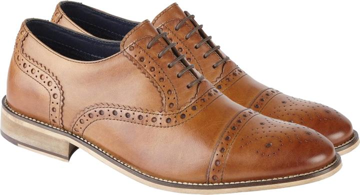 Produktbild Roamers LederSchnürschuhe mit Lochmuster (43)