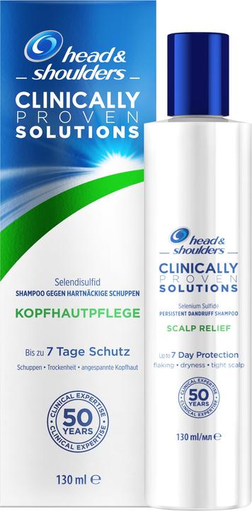 Produktbild Head & Shoulders Clinically Proven Solutions Kopfhautpflege (130 ml, Flüssiges Shampoo)