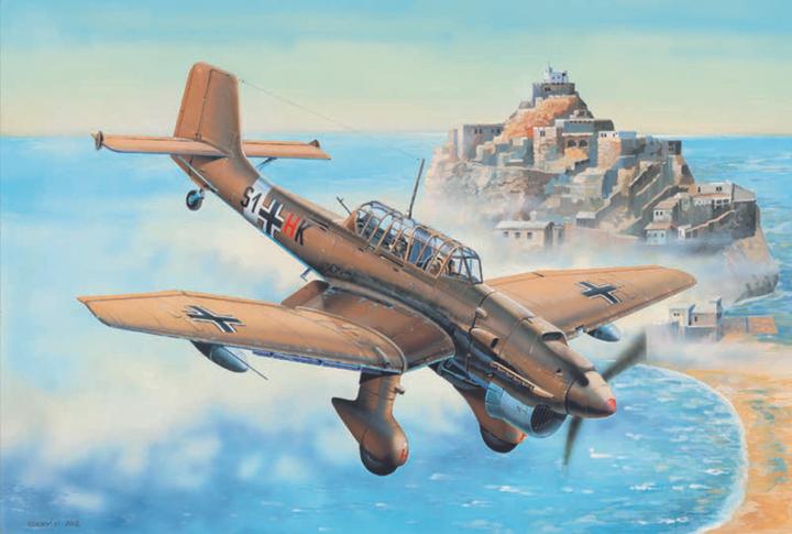 Actual product image Trumpeter Junkers Ju-87R Stuka