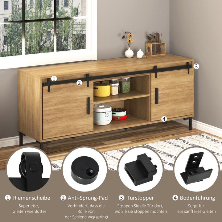 Produktbild Homcom Schiebetürsystem