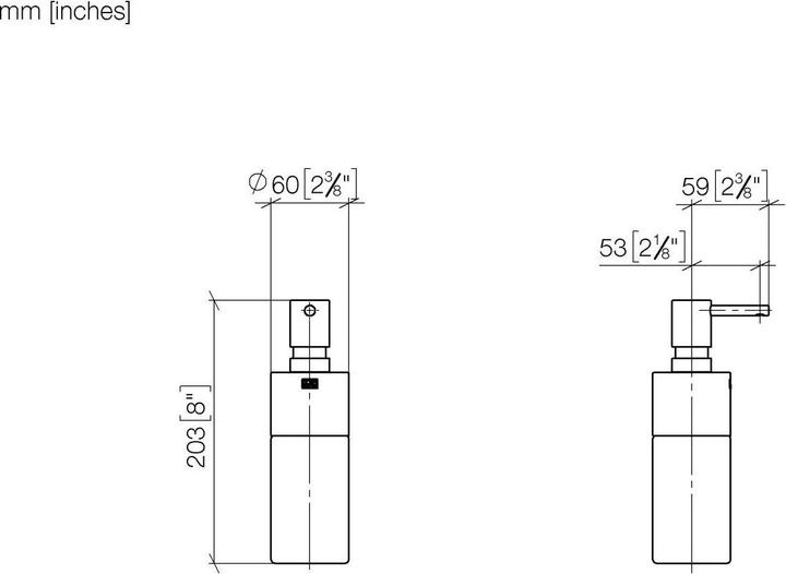 Actual product image Dornbracht dispenser, floor model, 84435970
