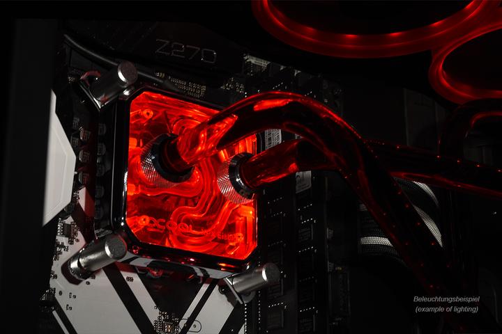 Actual product image Alphacool Aurora XPX RGB cover frame
