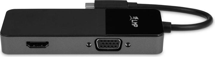 Actual product image LMP USB-C Dual Adapter (VGA, HDMI, USB-C, 9 cm)