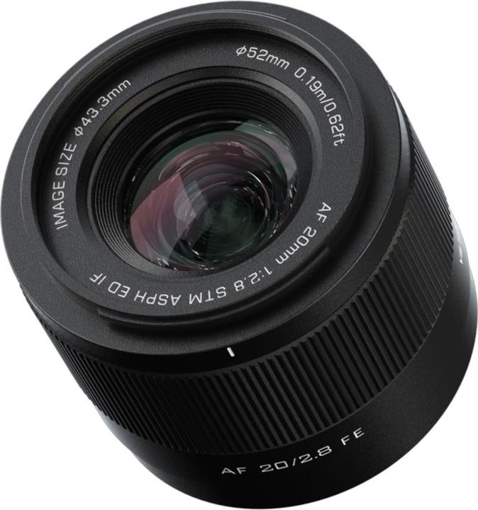 Actual product image Viltrox AF 20mm f2.8 Sony E-mount (Sony E, full size)