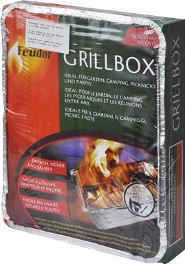 Actual product image Feudor Grill box disposable