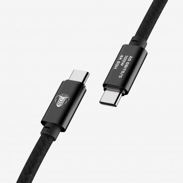 Image du produit Cobra CobraTether USB-C Cable 20Gbit 1,2m Black (1.20 m, USB 3.2)