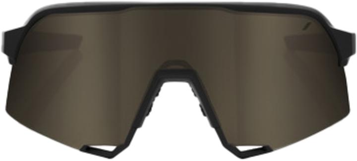 Actual product image 100% S3 Glasses Soft Tact Black (Black, Gold)