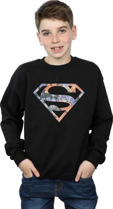 Immagine prodotto Superman Floral Logo 2 Felpa Ragazzi (140, 146)