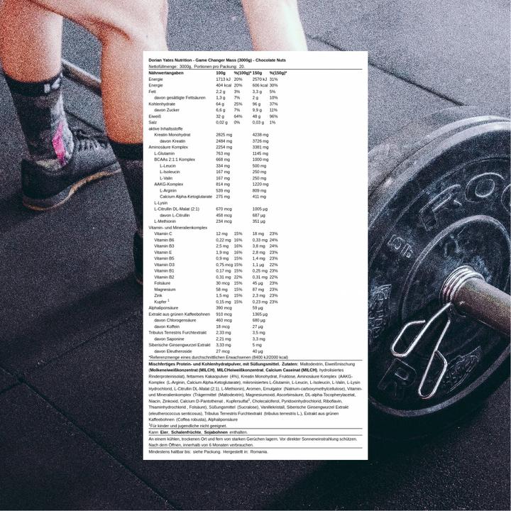 Immagine prodotto DY Nutrition Cambiamento di massa (Noci al cioccolato, 1 pz., 3000 g)