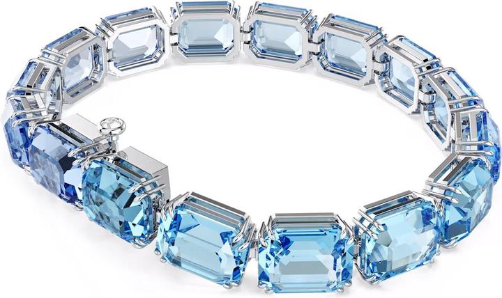 Actual product image Swarovski Millenia bracelet octagon cut colour gradient blue (19 cm, Swarovski Metal)