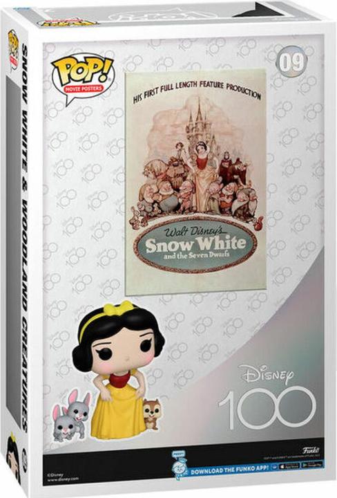 Actual product image Funko POP Movie Poster Disney 100th Snow White & Woodland Creatures