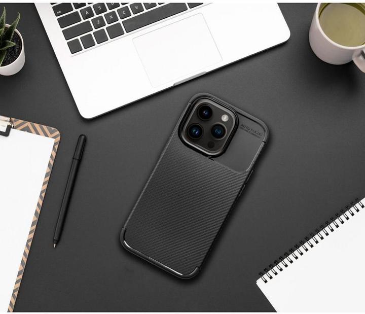 Immagine prodotto OEM Back panel cover Case CARBON PREMIUM for IPHONE 11 Pro Max black (Apple iPhone 11 Pro Max)