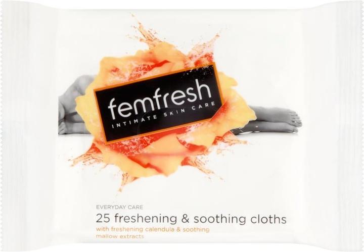 Actual product image Femfresh Freshening soothing cloths (Intimate wipes)