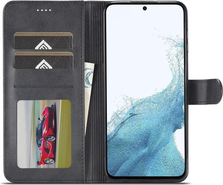 Produktbild LC.Imeeke Galaxy A35 - Leder Etui Hülle schwarz (Samsung Galaxy A35)