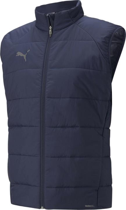 Actual product image Puma Mens TeamLiga Vest Jacket navy blue 657968 06 (M) (M)