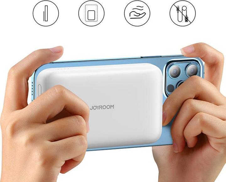 Actual product image Joyroom Mini Magnetic Wireless Powerbank (20W) (10000 mAh, 20 W, 15 Wh)