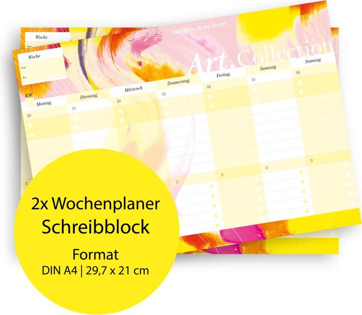 Produktbild Wirth:Sunshine in my Heart Notizblock 2