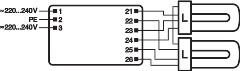 Immagine prodotto Osram QTRONIC ECG 2x55/220-240 GII