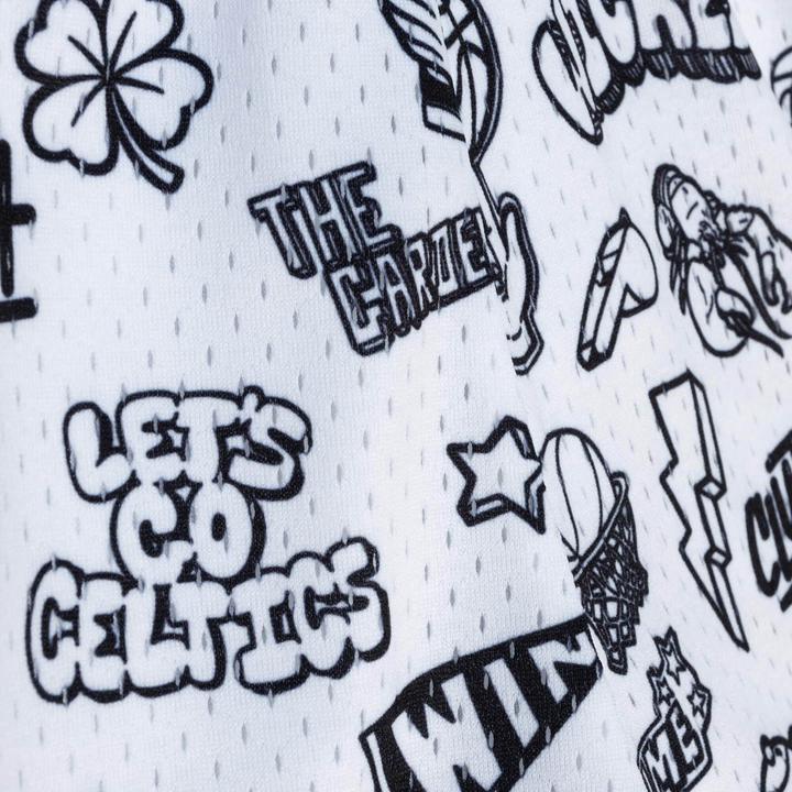 Actual product image Mitchell & Ness DOODLE Swingman Boston Celtics Shorts - XL (XL)