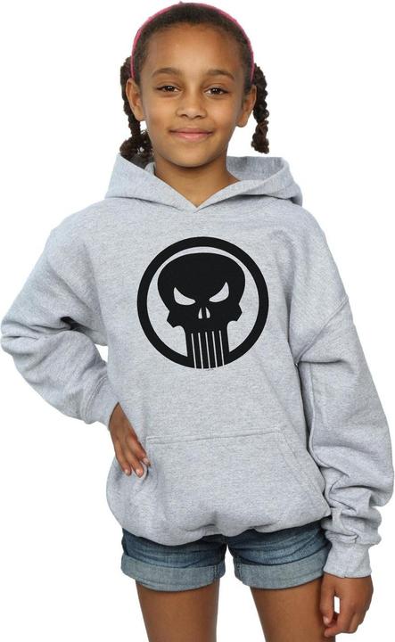 Produktbild The Punisher Skull Circle Kapuzenpullover Mädchen (140, 146)