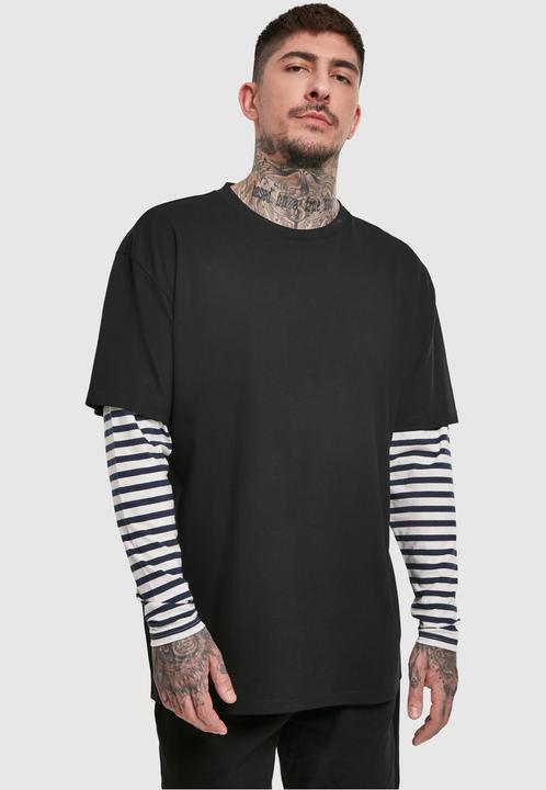 Image du produit Urban Classics Oversized Double Layer Striped LS Tee (XL)
